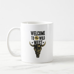 Välkommen till Wild West Western Cowgirl Coffee Kaffemugg