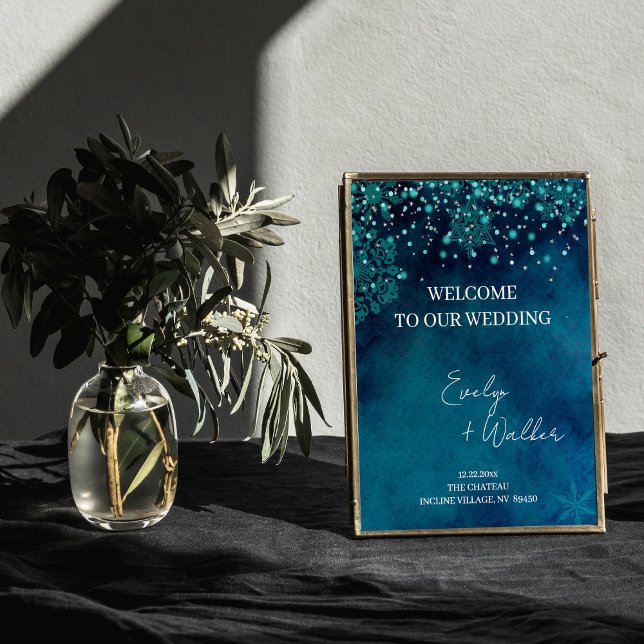 Välkommen till Winter Night Bröllop Poster (Skapare uppladdad)