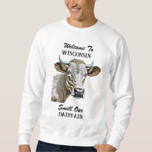 Välkommen till Wisconsin, Smell vår Dairy Luft Lång Ärmad Tröja