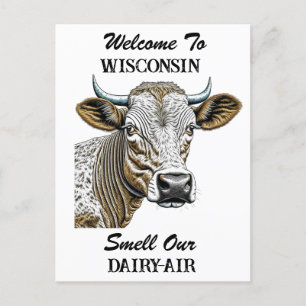 Välkommen till Wisconsin, Smell vår Dairy Luft Vykort