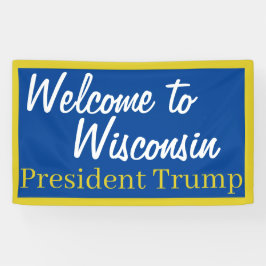 Välkommen till Wisconsin Trump Banner