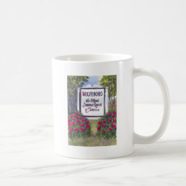 Välkommen till Wolfeboro NH-signalen Kaffemugg
