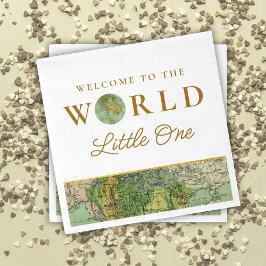 Välkommen till World Little One Travel Baby Shower Pappersservett