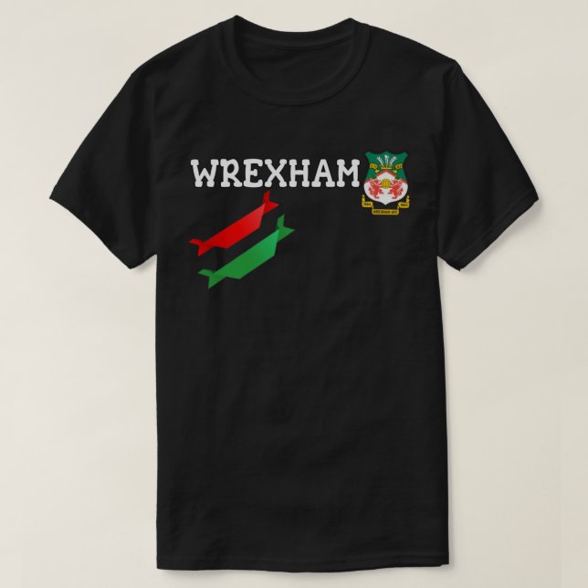 Välkommen till Wrexham! Klassisk T T Shirt (Design framsida)