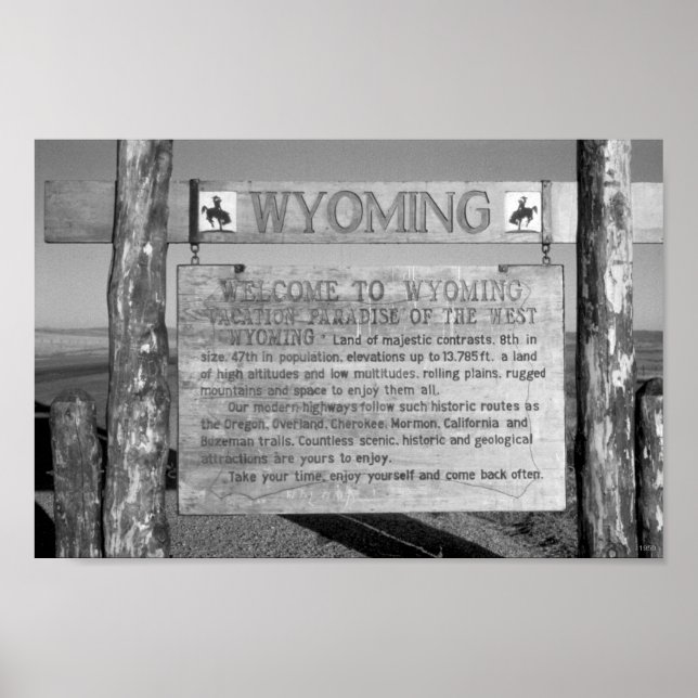 Välkommen till Wyoming 1959 Poster (Framsidan)