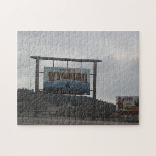 Välkommen till Wyoming Jigszle Puzzle Pussel