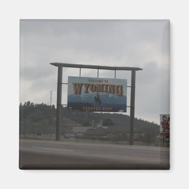 Välkommen till Wyoming Magnet (Framsidan)