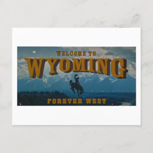 Välkommen till Wyoming-signalen Vykort