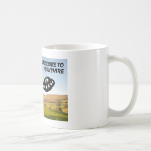 Välkommen till Yorkshire med några utomjordiska vi Kaffemugg