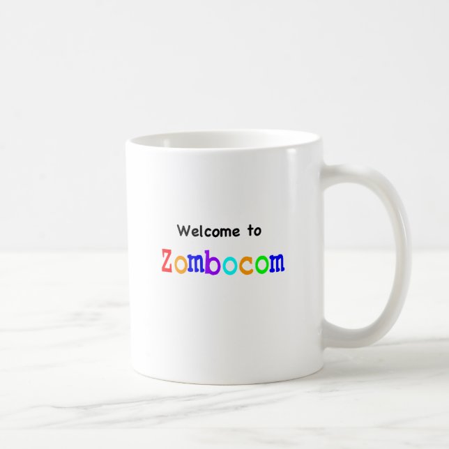 Välkommen till Zombocom Kaffemugg (Höger)