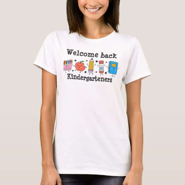 Välkommen Tillbaka Årskurs  T Shirt (Framsida)