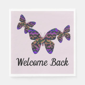 Välkommen tillbaka Bright Butterflies Business Emp Pappersservett