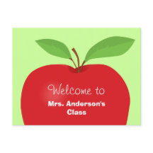 Välkommen tillbaka från vykortet för lärare