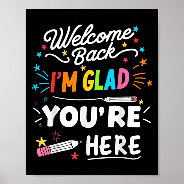 Välkommen tillbaka Im Glad Youre här Poster (Framsidan)