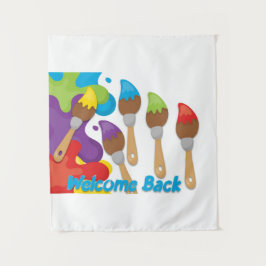 Välkommen tillbaka Paintpenslar med primär Färg