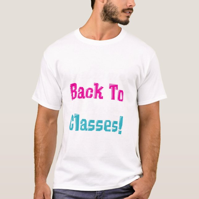Välkommen tillbaka till personklasserna Back to sc T Shirt (Framsida)