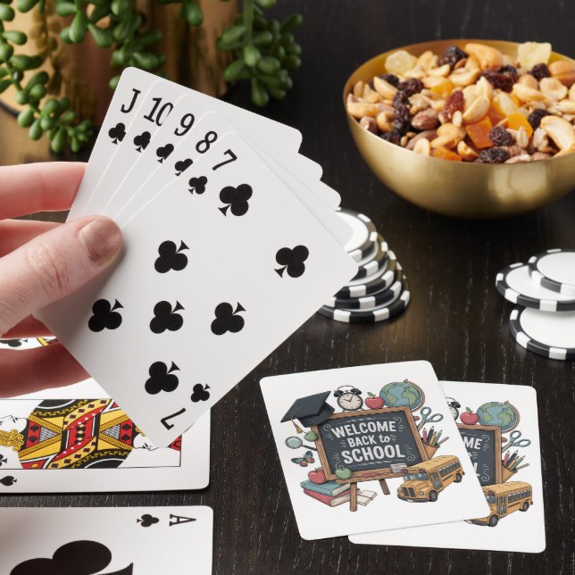 Välkommen Tillbaka Till Skolan Casinokort (På plats)