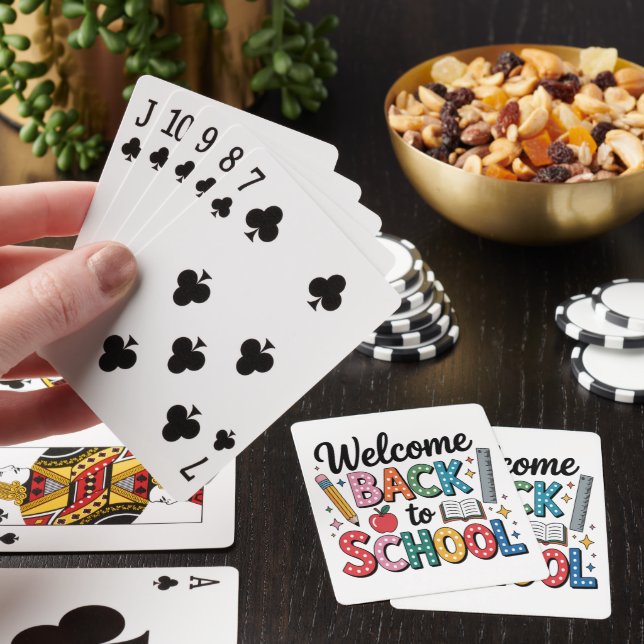 Välkommen Tillbaka Till Skolan Casinokort (På plats)