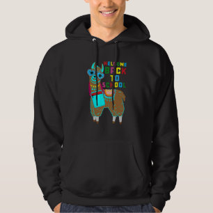 Välkommen Tillbaka Till Skolan Första Skoldagen La Hoodie