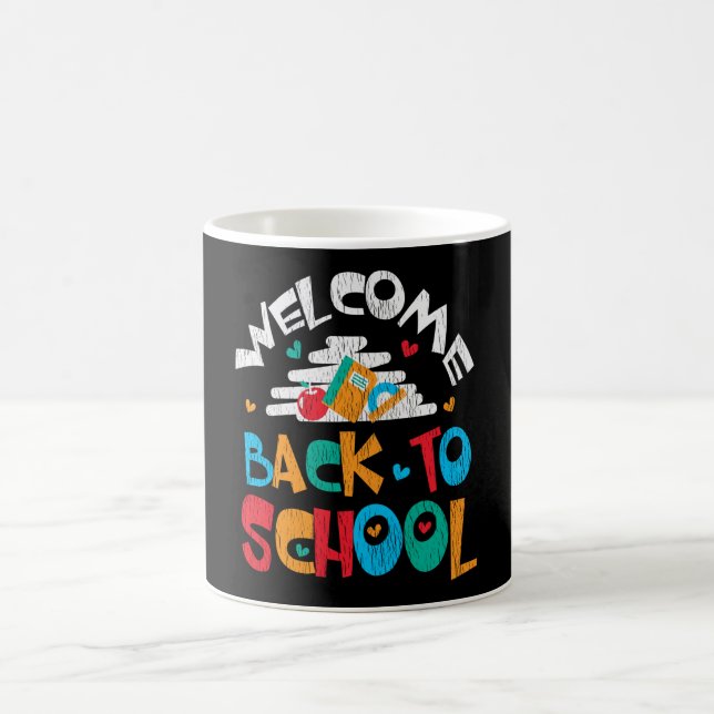 Välkommen Tillbaka Till Skolan Lärare Elev Barn Pr Kaffemugg (Center)