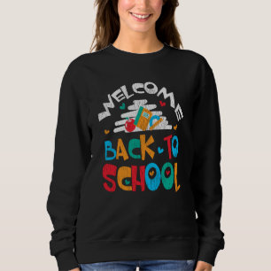 Välkommen Tillbaka Till Skolan Lärare Elev Barn Pr T Shirt