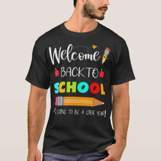 Välkommen Tillbaka Till Skolan Lärare Elever Först T Shirt