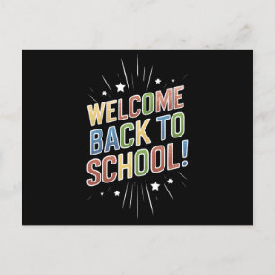 Välkommen tillbaka till skolan Lärare Skolans förs Vykort