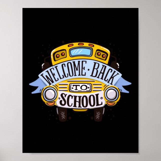 Välkommen tillbaka till skolan poster (Framsidan)