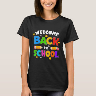 Välkommen tillbaka till skolan Rolig lärare Studen T Shirt