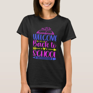 Välkommen tillbaka till skolan Söt lärare Elever F T Shirt