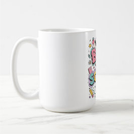 Välkommen Tillbaka Till Skolan Söt Pastell Typogra Kaffemugg