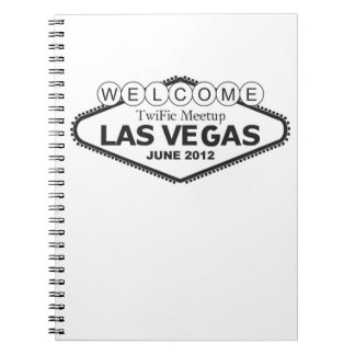 VÄLKOMMEN TwiFic Meetup LAS VEGAS anteckningsbok