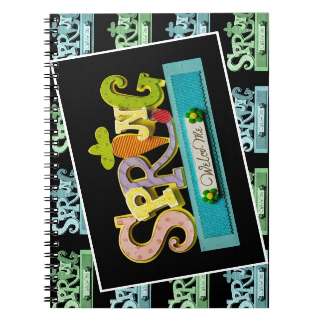 Välkommen Vår Anteckningsbok Med Spiral (Framsidan)