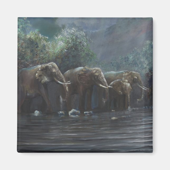 Välkommen Vatten 1990 Magnet (Framsidan)