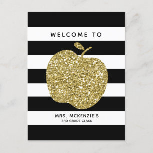 Välkommen vykort för back to schoolApple personlig