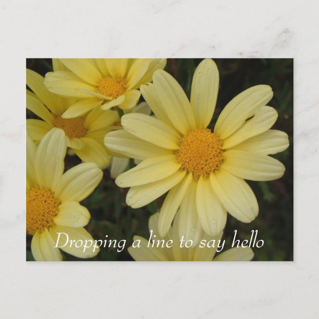 Välkommen vykort för hälsning (Framsida)