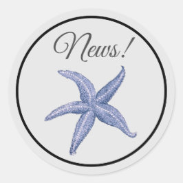 Välkommen Wee Baby Runt Klistermärke