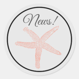 Välkommen Wee Baby Runt Klistermärke