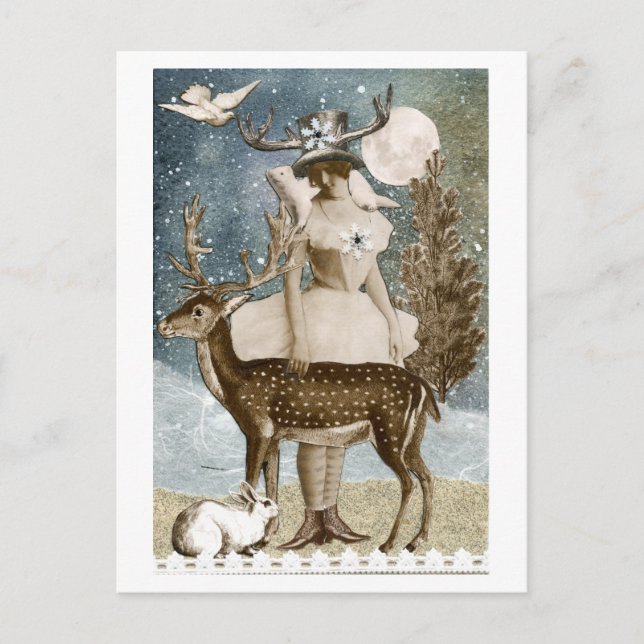 Välkommenkort för semester med vänner vykort (Framsida)