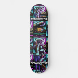 VälkommenTillNeonCity_teamviper-panel Mini Skateboard Bräda 18,5 Cm