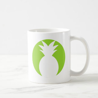 Välkommet grafiskt för ananas kaffemugg