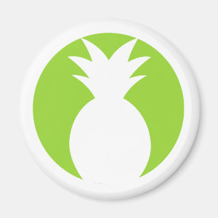 Välkommet grafiskt för ananas magnet