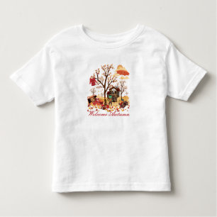 Välkommet höstnedgånglandskap t shirt