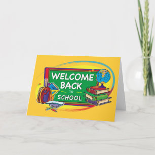 Välkommet kort för back to school