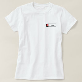 Välkomna anpassningsbar för rödkrabbor i namn bric t shirt