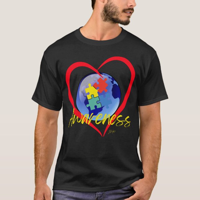 Välkomna Autism Awareness!!! T Shirt (Framsida)