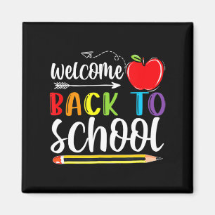 Välkomna Back to school första skollärardagen Magnet