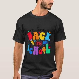 Välkomna Back to school första skollärardagen T Shirt