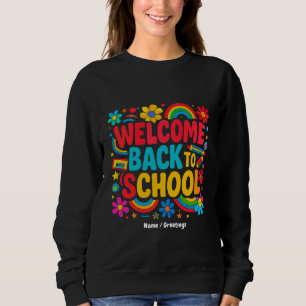 Välkomna Back to school Lärare Kids-uppskattning T Shirt