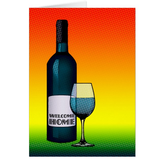 välkomna beundrare i hemmet hälsningskort (Framsidan)